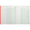 EXACOMPTA Piqre  colonnes, 6 colonnes, 31 lignes