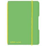 herlitz notizheft my.book flex, A6, PP-Cover, hellgrn