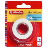 herlitz Bastelband, beidseitig klebend, 19 mm x 1 m