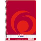 herlitz collegeblock x.book, din A4, 80 Blatt, kariert