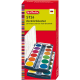 herlitz deckfarbkasten ST24, 24 Farben, aus Kunststoff