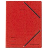 herlitz eckspannermappe easyorga, din A4, rot