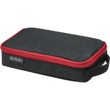 herlitz schlamper-etui "2 Go", schwarz/rot