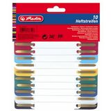 herlitz Heftstreifen, 34 x 150 mm, PP-Folie, farbig sortiert