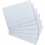 herlitz Karteikarten, din A4, liniert, weiß