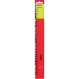 herlitz Flachlineal, 300 mm lang, transparent