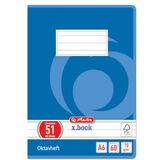 herlitz oktavheft x.book, din A6, liniert, 70 g/qm, 60 Blatt