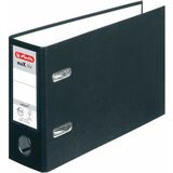 herlitz pp-ordner maX.file protect, a5 quer, schwarz