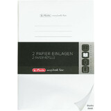 herlitz papier-ersatzeinlagen fr notizheft my.book flex, A5