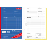 herlitz formularbuch "Rechnung 305", din A5, 2 x 40 Blatt