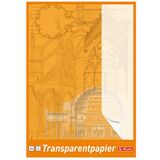 herlitz transparentpapierblock DIN A4, 65 g/qm, weiß