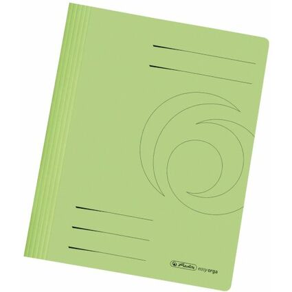 herlitz Schnellhefter easyorga, DIN A4, Manilakarton, grün