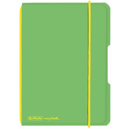 herlitz Notizheft my.book flex, A6, PP-Cover, hellgrn