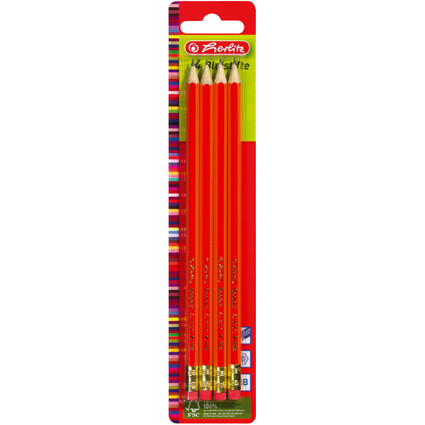 herlitz Bleistift Skizzo, sechseckig, Härtegrad HB, mit Tip