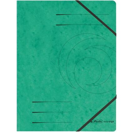 herlitz Eckspannermappe easyorga, A4, Karton, grn