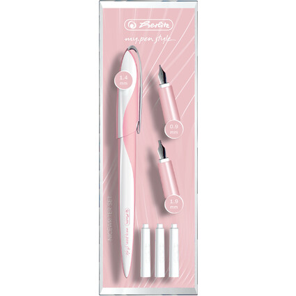 herlitz Kalligraphie-Set my.pen Nicewriter "Style Rose"