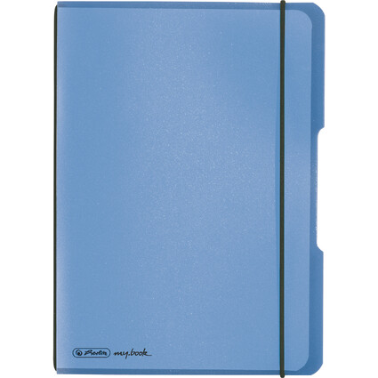 herlitz Notizheft my.book flex, A5, PP-Cover, blau