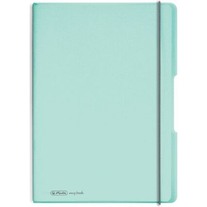 herlitz Notizheft my.book flex Pastell, A4, PP-Cover, minze-