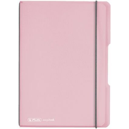 herlitz Notizheft my.book flex Pastell, A5, PP-Cover, ros-