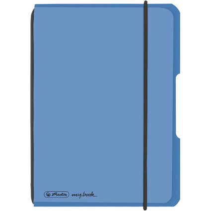 herlitz Notizheft my.book flex, A6, PP-Cover, blau