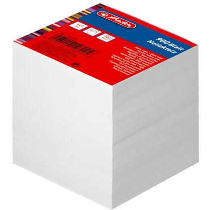 herlitz Zettelklotz, 90 x 90 mm, weiss, 80 g/qm