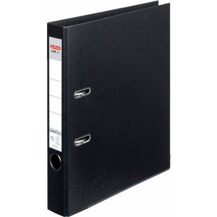 herlitz Ordner maX.file protect plus, Rückenbr.:50mm,schwarz