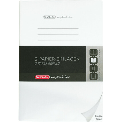 herlitz Papier-Ersatzeinlagen fr Notizheft my.book flex, A5