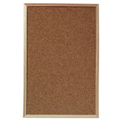 herlitz Korktafel, mit Holzrahmen, Mae: (B)400 x (H)600 mm