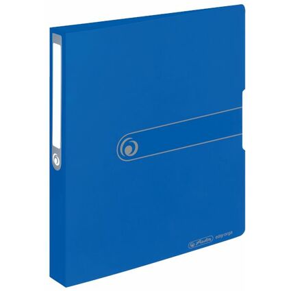 herlitz Ringbuch easy orga to go, A4, 2-Ring, blau opak