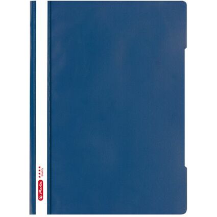 herlitz Schnellhefter "Quality", DIN A4, PP-Folie, blau