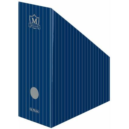 herlitz Wellpappe-Stehsammler Montana, fr DIN A4, blau