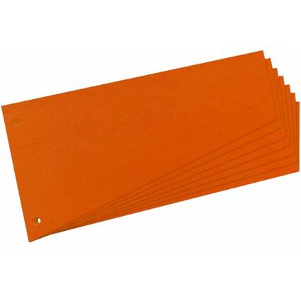 herlitz Trennstreifen, trapezfrmig, Manila-Karton, orange