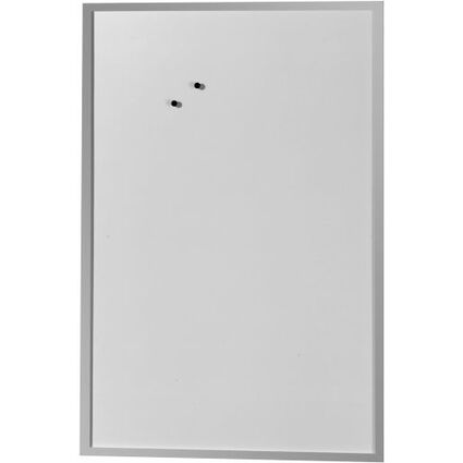 herlitz Magnettafel, (B)600 x (H)800 mm, aus Metall, weiß