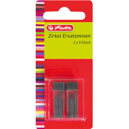 herlitz Zirkelminen, 2 x 5 Stück