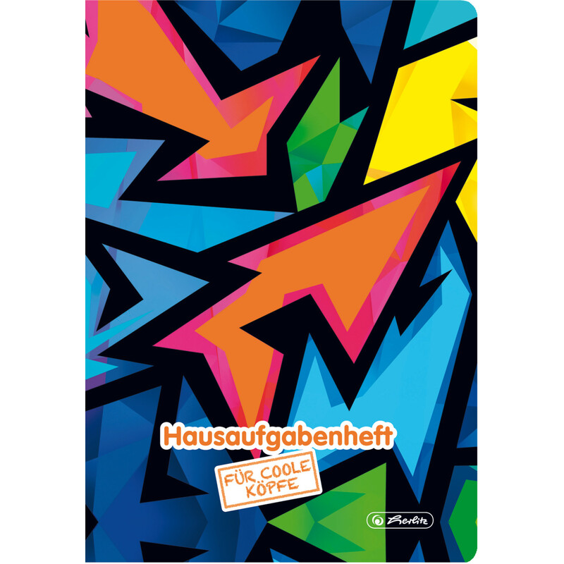 herlitz Hausaufgabenheft Neon Art, A5, 48 Blatt 50027910 bei www