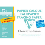 Clairefontaine Transparentpapier, din A4, Aktionspack