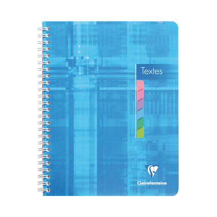 Clairefontaine Cahier de textes spirale, 170 x 220 mm, sys