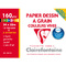 Clairefontaine Knstlerpapier " Grain", Aktionspack