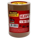 3M scotch Verpackungsklebeband HEAVY, 50 mm x 66 m, braun