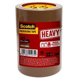 3M scotch Verpackungsklebeband HEAVY, 50 mm x 66 m, braun