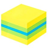 Post-it Haftnotiz-Wrfel Mini, 51 x 51 mm, gelbtne/blau