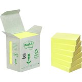 Post-it haftnotizen Recycling, 38 x 51 mm, gelb