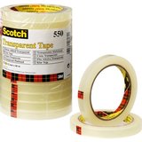 Scotch klebefilm 550, transparent, 19 mm x 66 m