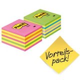 Post-it Haftnotiz-Wrfel, 76 x 76 mm, Vorteilspack, sortiert