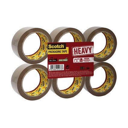 3M Scotch Verpackungsklebeband SECURE SEAL, 50mmx66m, braun