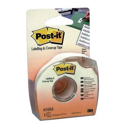 Post-it Korrektur- und Abdeckband, 25,4 mm x 17,7 m