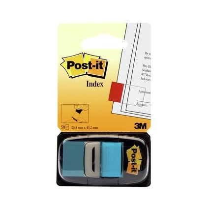 Post-it Haftmarker Index, 25,4 x 43,2 mm, trkis