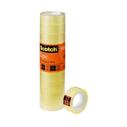 Scotch Klebefilm 508, transparent, 15 mm x 10 m