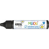 KREUL window Color konturenfarbe Pen "MUCKI", schwarz, 29 ml