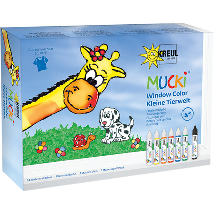 KREUL Window Color Pen "MUCKI", 7er-Set